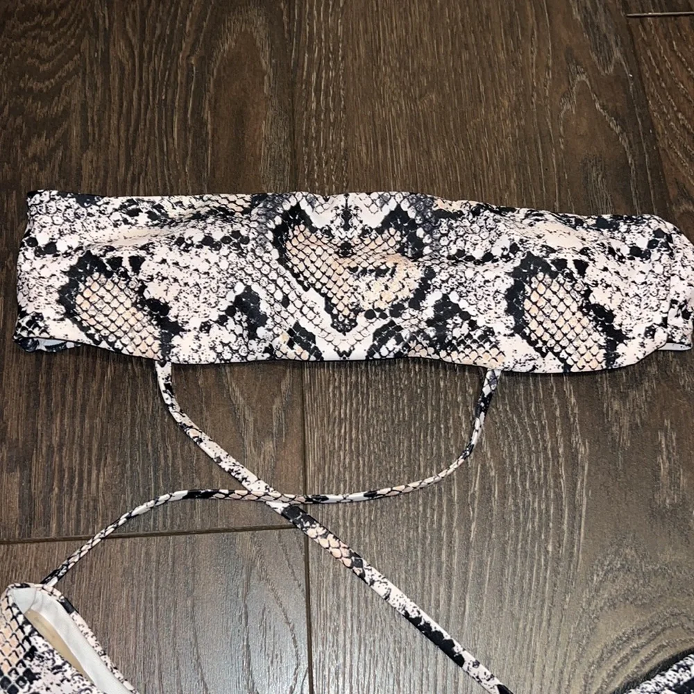 Zaful snakeskin bikini